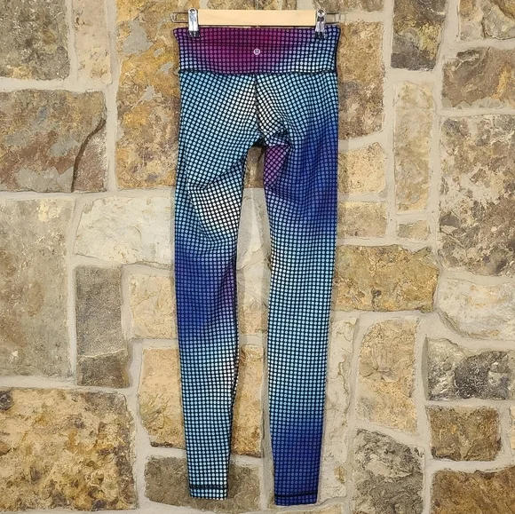 Lululemon Cosmic Dot Wunder Under Pants III Full On Luon